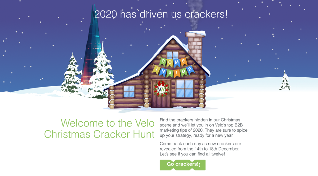 a log cabin by the Shard